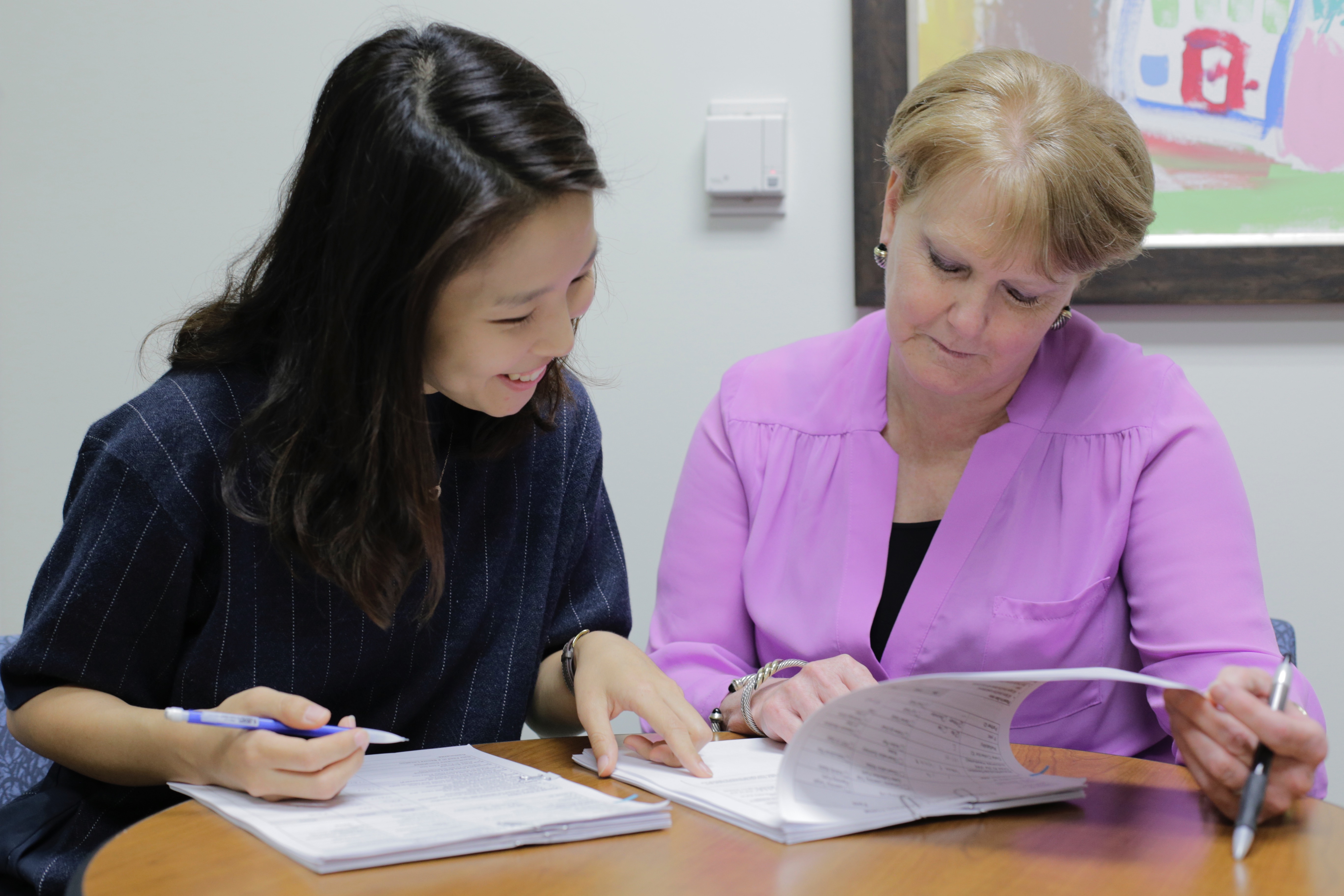 JinHee Hur and Dr. Patricia Snyder