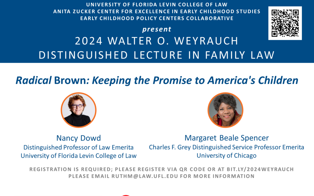 2024 Walter O. Weyrauch Distinguished Lecture in Family Law