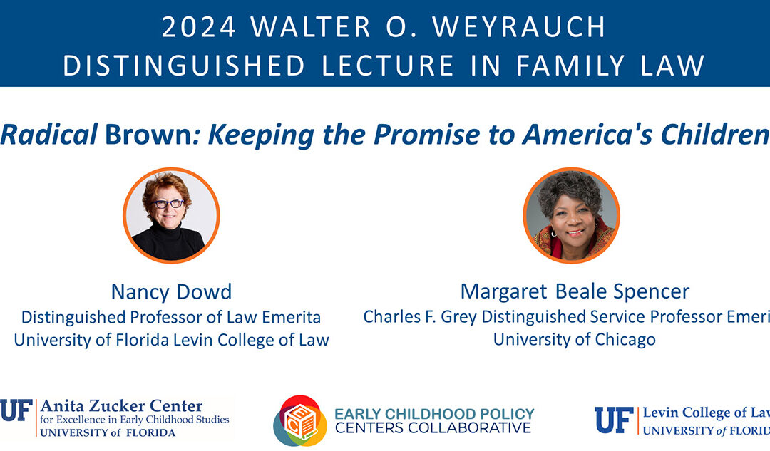 Professors Emeritus Dowd and Spencer speak on Brown for Weyrauch Distinguished Lecture